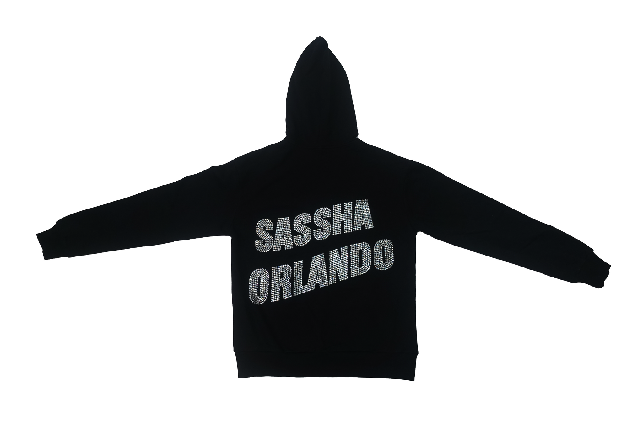 I NEED SASS- BLACK ZIP-UP HOODIE